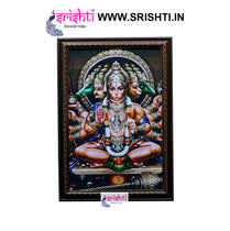 SIPF-Panchamuga Hanuman Photo Frame 14 X 20 Inches